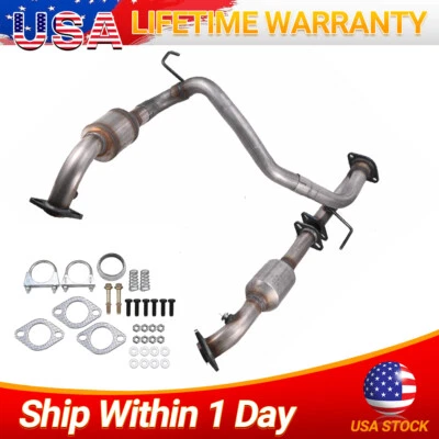 Fits 2005-2015 Toyota Tacoma 4.0L Both Rear Catalytic Converters AWD ONLY - Image 1 of 4