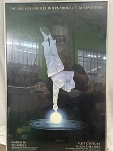 James Tennison 1982 L.A. International Film Expo Metal Framed Poster 24” X 36” - Picture 1 of 6