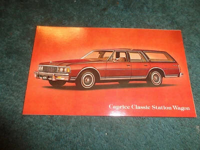 Chevrolet Caprice 1979 camioneta concesionario correo postal/artículo original Foto 1 de 2