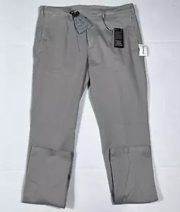 $394 New CANALI Made in Italy Men's 34 Waist Size Casual Stretch Classic Pants - Picture 1 of 7