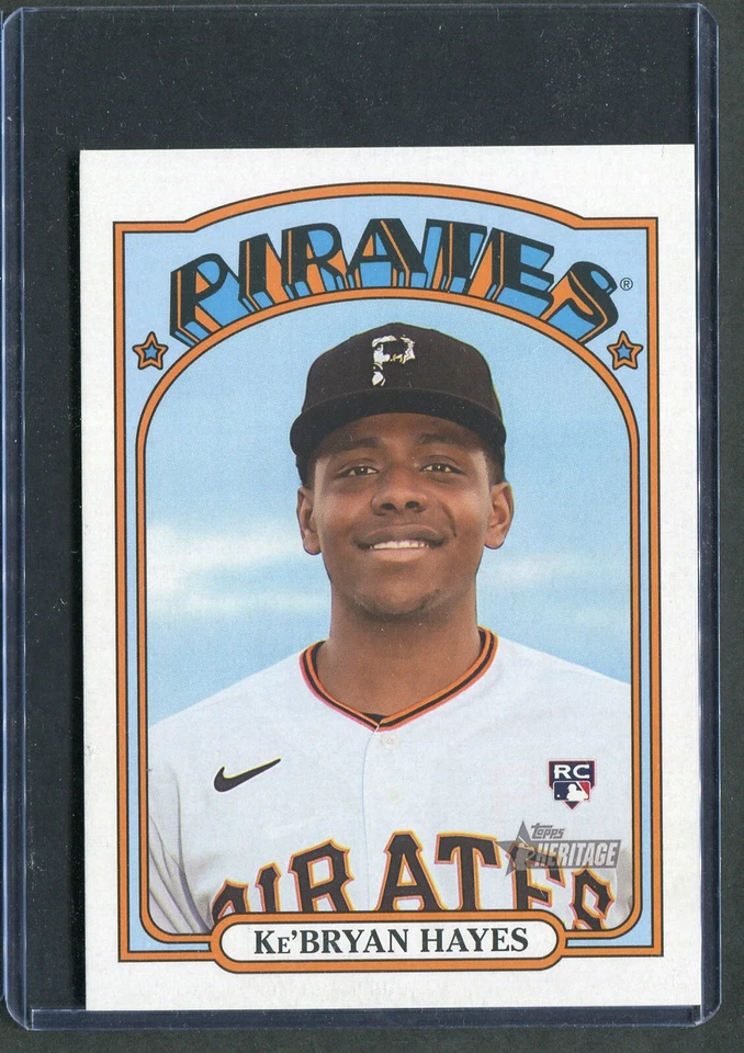 2021 Topps Heritage Oversized Box Topper Ke'Bryan Hayes RC #OB-KBH Pirates - Image 1 of 1