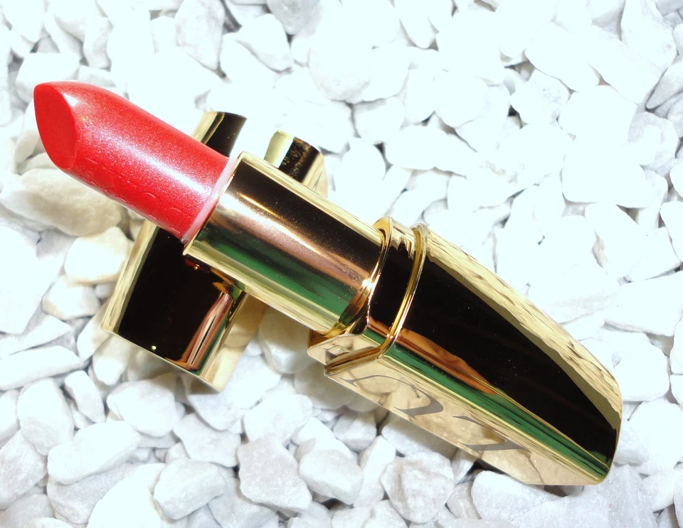 Avon LUXE Lippenstift Farbe Silky Apricot 3,6g Gold Mund  Kuss Chic Mode Creme - Bild 1 von 1