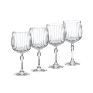 Bormioli Rocco America '20s Barware 25.25 oz. Gin Tonic Glass, Set of 4 - Clear - Picture 1 of 9