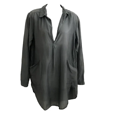 Túnica CP Shades Free People algodão seda tamanho XS feita nos EUA - Imagem 1 de 4