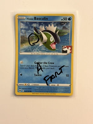 FART SWIRL Hisuian Basculin Cosmos Holo Pokemon Prize Pack Card NM 068/195 A - Image 1 of 2