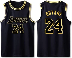 Kobe #24 Lakers Black Men's On Court Replica Jersey - Picture 1 of 1