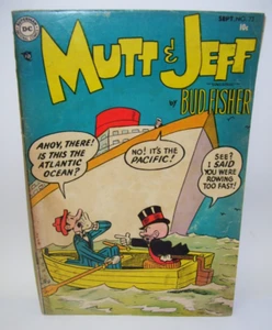 Sept 1954 Nr. 73 DC Comics Mutt & Jeff - Bild 1 von 3