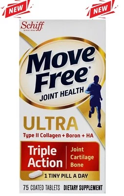 Schiff Move-Free Joint Health ULTRA Triple-Action Type II Collagen Coated Tablet - Image 1 of 4