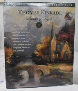 Thomas Kinkade Messages of Peace Screensavers 1998 CD ROM New Sealed - Photo 1/3