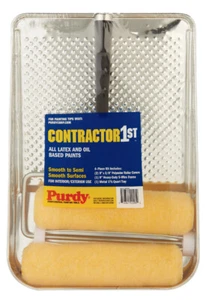 Purdy 140810200 Semi-Smooth Surface Regular Paint Roller Kit 9 W x 3/8 Nap in. - Picture 1 of 1