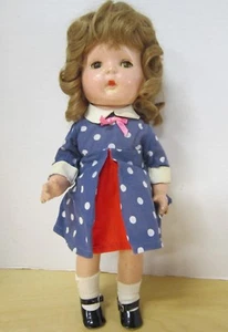 16" composición 1935 PETITE en vestido original - peluca cabello humano - Imagen 1 de 11