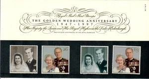 Great Britain - PP - 13 Nov 1997 - The Golden Wedding Anniversary 1947-1997 - Picture 1 of 3