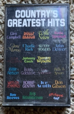 Country's Greatest Hits Cassette Tape  1985 Atlantic Gap – CGHC 1 Gray Shell UK - Image 1 of 4