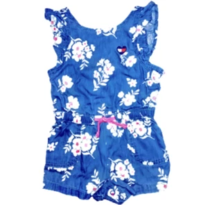 Tommy Hilfiger Girls Floral Romper - Picture 1 of 2
