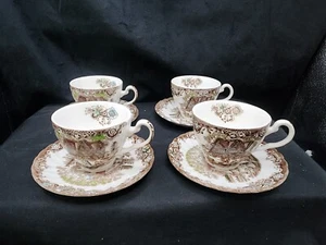 Johnson Brothers Heritage Hall Cups & Saucers Set of 4 - Picture 1 of 2