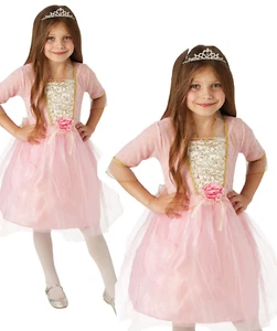 Twinkler Rose Princess Costume Girls Fairytale Light Up Dress Fancy Dress Outfit - Foto 1 di 4