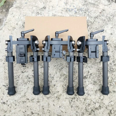 V10 Carbon Fiber Swivel Bipod Picatinny Adjustable Long Range Hunting Shooting - Image 1 of 4