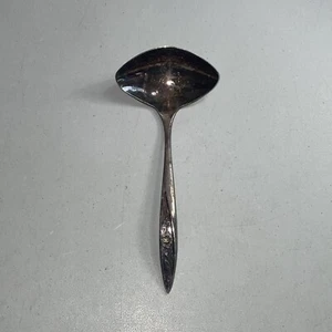 Vintage Community Rose Pattern Silver Plated 7" Soup Gravy Ladle Serving Spoon - Picture 1 of 5