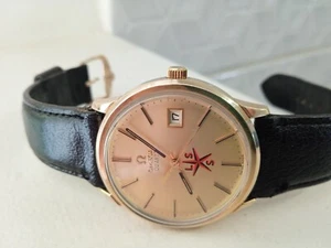 Excellent Vintage Omega Quartz 10K RGP CAL 1342 Original band - Picture 1 of 3