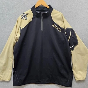New Orleans Saints Nike 1/4 Zip Pullover Herren XXL On Field Apparel NFL Training - Bild 1 von 14