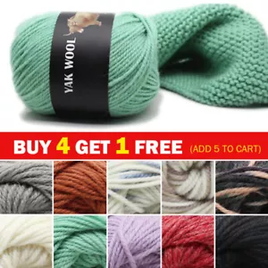 100g Soft Wool Yarn DK DIY Hand Knitting Crochet Sweater Scarf Yarns Thread - Picture 1 of 21