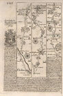 Chelmsford-Braintree-Sudbury road strip map by J. OWEN & E. BOWEN 1753 old