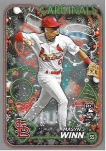 Béisbol navideño Topps 2024 - plateado-Masyn Winn #H94 - Imagen 1 de 2