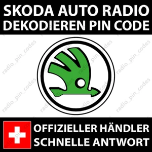 SKODA RADIO DEKODIEREN PIN CODE RCD 210 215 310 510 RNS 310 315 510 COLUMBUS - Bild 1 von 4