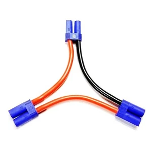 RCP EC5/IC5 Series Harness 8 or 10 awg Wire 3" Wire Lengths Doubles Voltage - Picture 1 of 24
