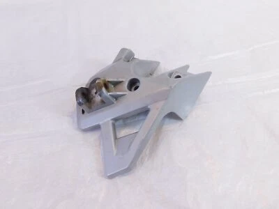 Soporte de montaje de clavija de pie derecho plateado para BMW R1100RS R1100R R850R Foto 1 de 4