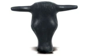 Roping Horns Young Steer Head w/ Spikes Portable Team Roping Rodeo Practice - Picture 1 of 1