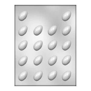 CHOCOLATE SMALL EGG OVAL SHAPED CANDY SOAP FONDANT MOLD - Picture 1 of 1