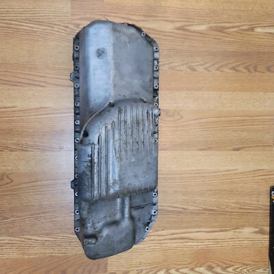 👍😁1972 1973 1974 BMW BAVARIA 3.0  6 CYL ENGINE OIL PAN ALUMINUM 😁GENUINE😁👍 - Imagem 1 de 4