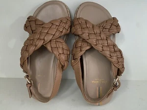 Sam Edelman Kids Vita Mini Light Brown Braided Sandal Size US 1 - Picture 1 of 11