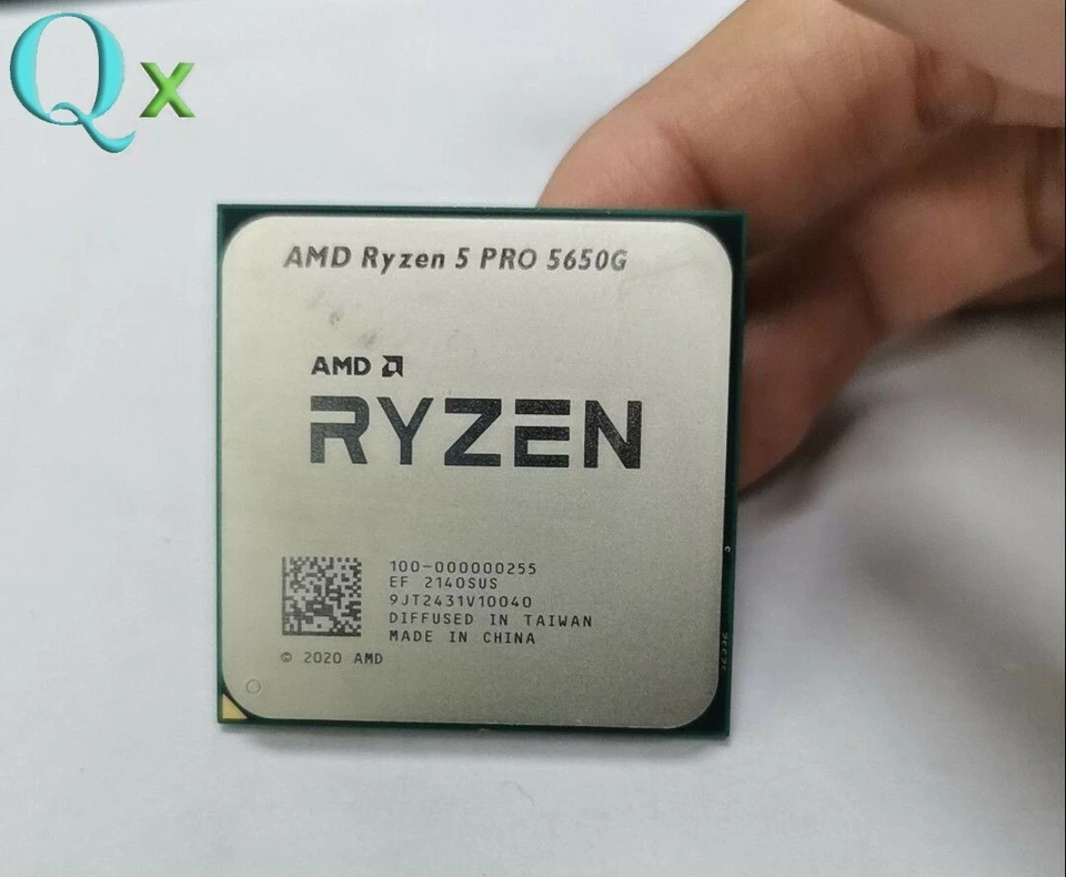 AMD RYZEN 5 PRO 5650G AM4 CPU Processor r5 5650g 6-Core/12T 3.9GHz Desktop 65W - Image 1 of 1
