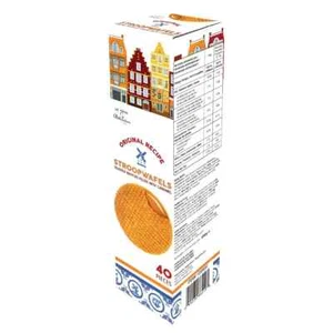 Le Chic Patissier Stroopwafels 40 Caramel Syrup Toasted Waffles Snack Pack 1260g - Picture 1 of 6