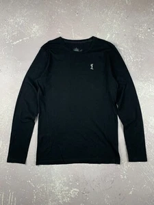 Religion Praying Skeleton Cross Cotton Black Long Sleeve Mens Medium - Picture 1 of 10