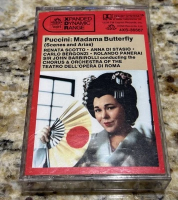 PUCCINI: MADAMA BUTTERFLY CASSETTE XDR 4XS-36567 - Image 1 of 4