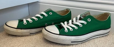 Tênis Converse All Star masculino 6 feminino 8 unissex verde baixo casual mandris - Imagem 1 de 4