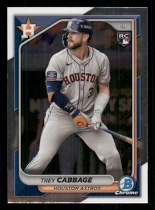 2024 Bowman Chrome #100 Trey Cabbage RC - Picture 1 of 2