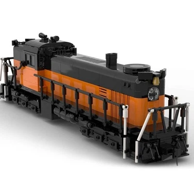 Hot Sale RSC-2 Milwaukee Road Train Model 1277 Pieces Building Toys Set - Image 1 of 3