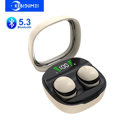 Mini Invisible Earphones Bluetooth 5.3 Headphones HiFi Stereo Wireless Headsets  - Imagen 1 de 4