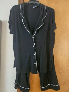Felina nero donna pj set 2 pezzi taglia M viscosa/spandex - Foto 1 di 5