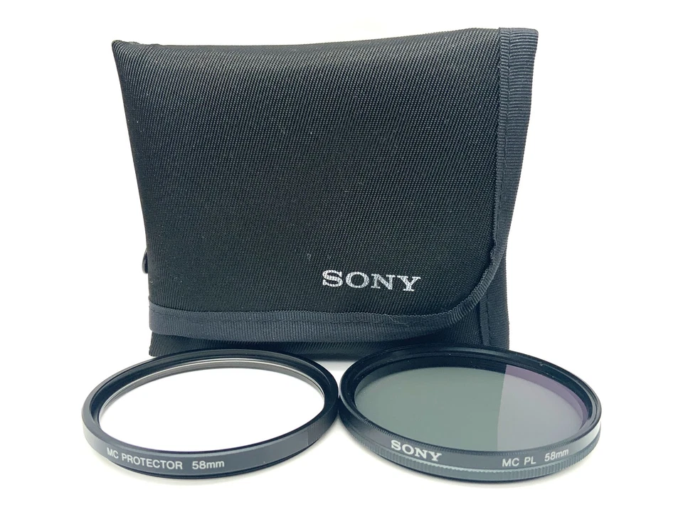 Sony Filter Kit Mc Pl Circular + Protector with Case 58mm Thread - Image 1 of 1