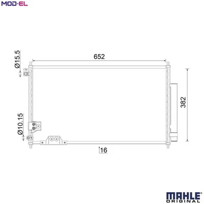 CONDENSER AIR CONDITIONING AC 826 000S FOR HONDA ACCORD/VII/Tourer/EURO 2.2L - Image 1 of 4