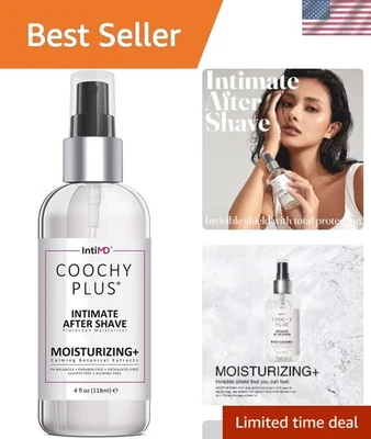 Crema hidratante íntima para después del afeitado COOCHY - Niebla calmante hipoalergénica 4 oz Foto 1 de 4