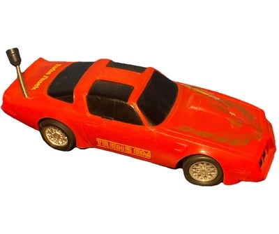 VINTAGE 80s Radio Shack Pontiac Trans Am Red RC Car Toy - AA 9V Batt (No Remote) - Image 1 of 4