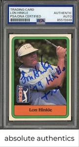 1981 Donruss Lon Hinkle RC Auto 1979 Hinkle Tree Insc. PSA Authentic - Bild 1 von 2