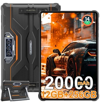 OUKITEL RT8 Outdoor Tablet 11 Zoll 12GB+256GB 20000mAh 48MP 5G Dual SIM Tablet - Bild 1 von 4