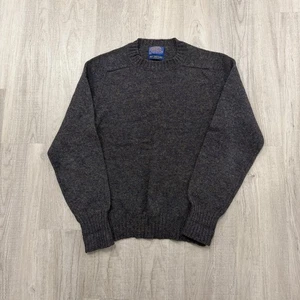 Vintage Pendleton 100 % Shetland Wolle Pullover Herren Medium Hergestellt in den USA 90er Strick  - Bild 1 von 8